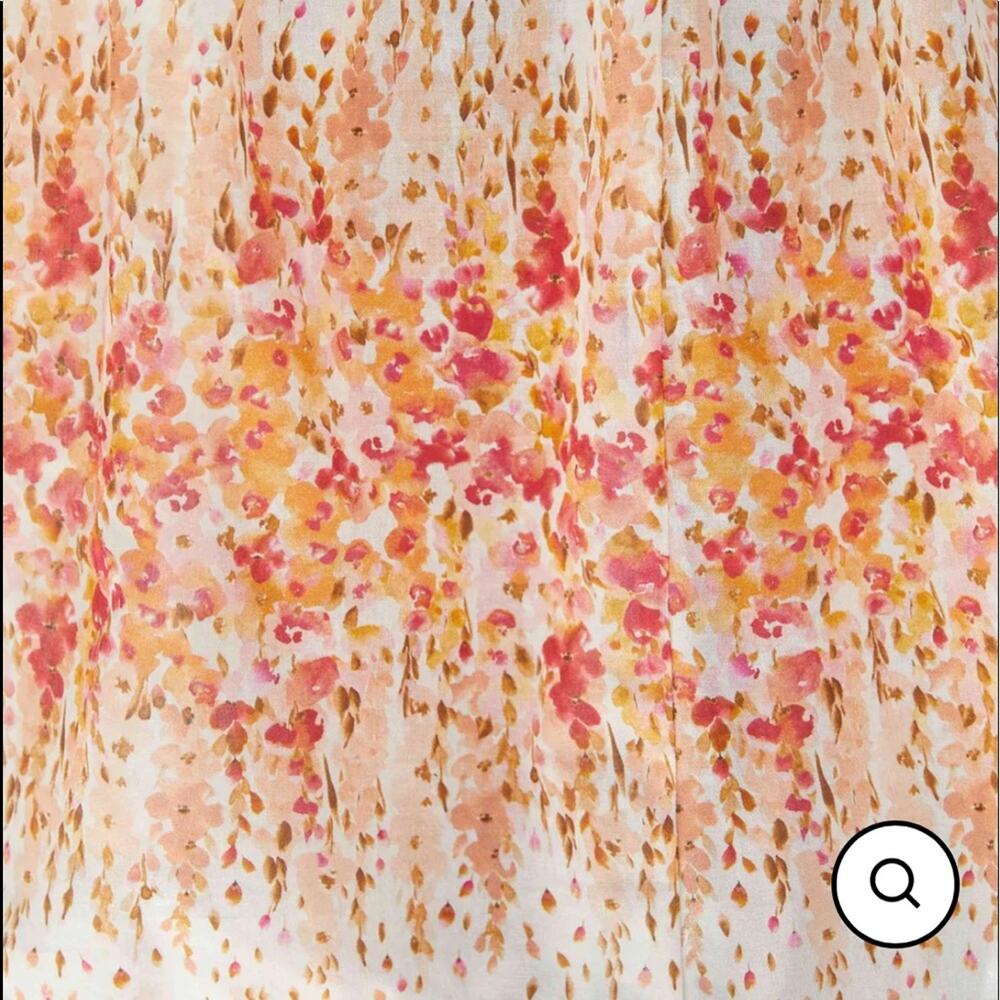 NWT Christy dawn the Adeline dress in sunset gladiola - orange pink floral large - Picture 7 of 13